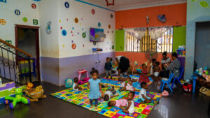ICAST Toddler Class doing activities from our curriculum