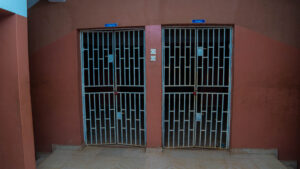 Front of ICAST Boarding Facility showing male and feale hostel entry